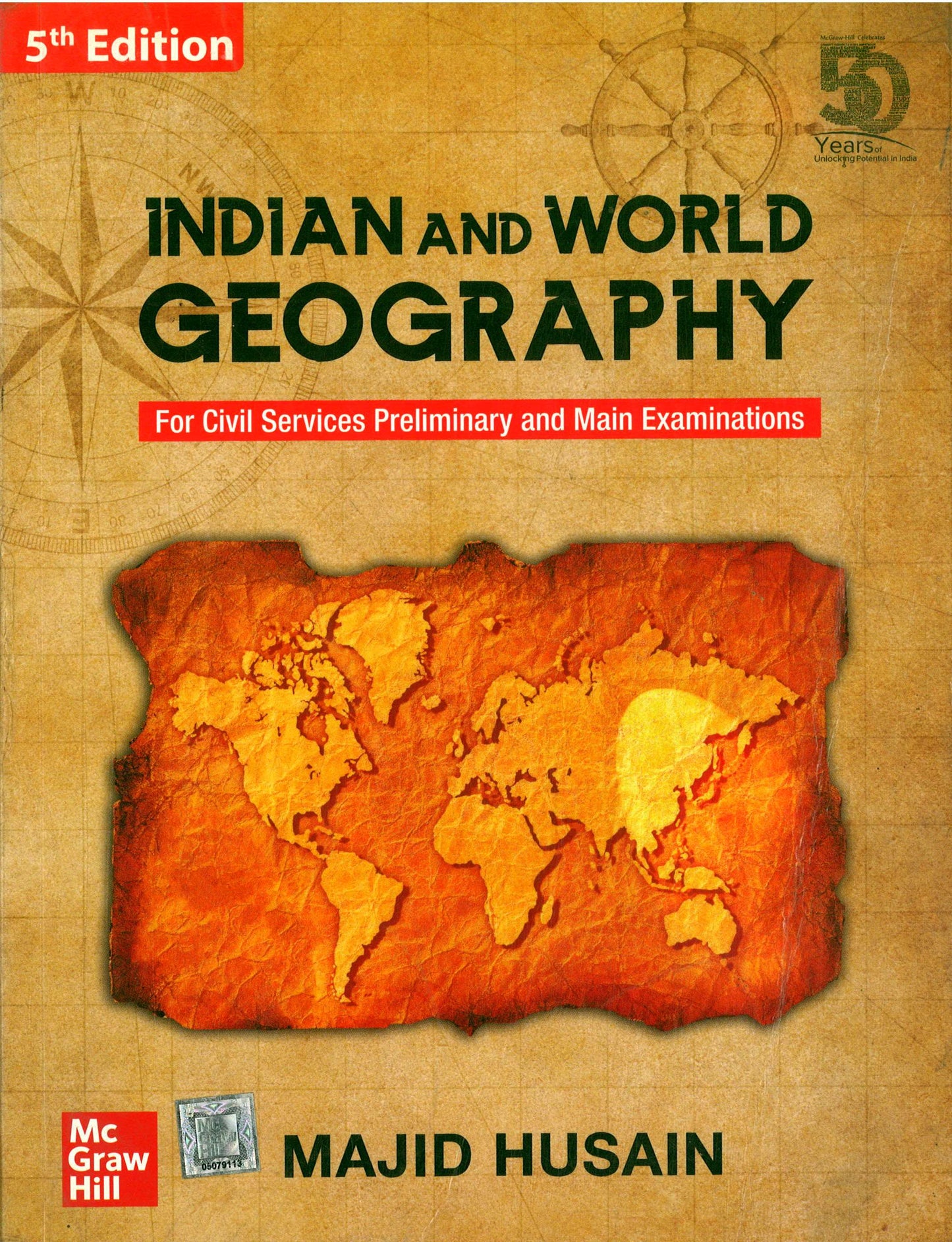 INDIAN AND WORLD GEOGRAPHY (5TH EDITION) - BY MAJID HUSAIN