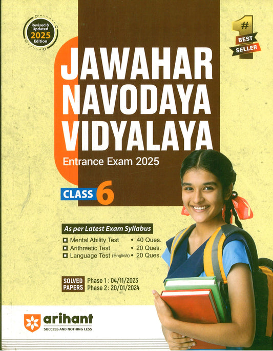 Arihant Jawahar Navodaya Vidyalaya Class 6th Book (English Medium)