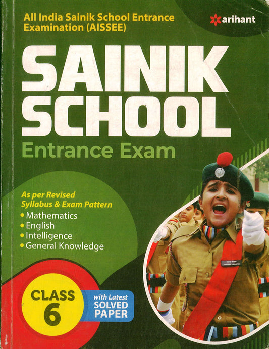 ARIHANT SAINIK SCHOOL ENTRANCE EXAM CLASS 6