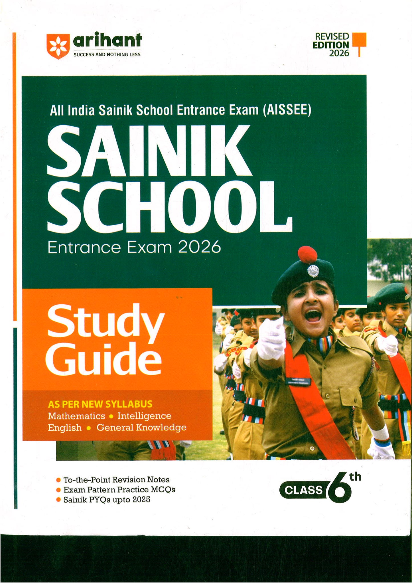 Arihant Sainik School Study Guide 2026  Class 6th